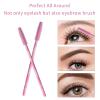 Disposable Silicone Eyelash Mascara Brushes Wands Applicator Eyebrow Brush Makeup Tool Kit Set Tool Bulk view 3