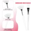 20 Pcs Fan Brushes Facial Acid Applicator Fan Brush Applicator Set Flat Head Facial Brush Soft Makeup Mask Applicator Esthetician Mask Brush Cosmetic Tools for Mask Cream Mud Cream view 3