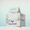 PureSoftness Luxuriously Soft Disposable Face Towel, 100% Cotton, Extra Large 12" x 10" Ultra Soft Dry Wipe for Face Wash, Makeup Remover, Bio-Based Towelette for Sensitive Skin 80 Count (1 Pack) view 1