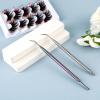 2 in 1 Lash Lift and Tint Kit, 2 Pcs Professional Lash Lift Rods Stainless Steel Lash Comb Metal Eyelash Comb Separator Lash Applicator Tool for Eyebrow Perming Tinting Curling Lash Extension Supplies view 2