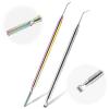 2 in 1 Lash Lift and Tint Kit, 2 Pcs Professional Lash Lift Rods Stainless Steel Lash Comb Metal Eyelash Comb Separator Lash Applicator Tool for Eyebrow Perming Tinting Curling Lash Extension Supplies view 3