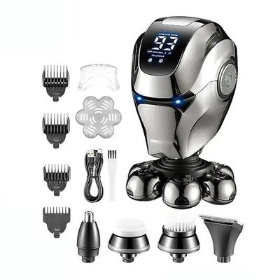EKHOU Head Shavers for Bald Men, 5 in 1 Multifunctional Electric Head Shaver 7D Waterproof Heads Beard Nose Ear Hair Trimmer Razor Clipper Facial Shaver
