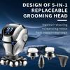 EKHOU Head Shavers for Bald Men, 5 in 1 Multifunctional Electric Head Shaver 7D Waterproof Heads Beard Nose Ear Hair Trimmer Razor Clipper Facial Shaver view 2