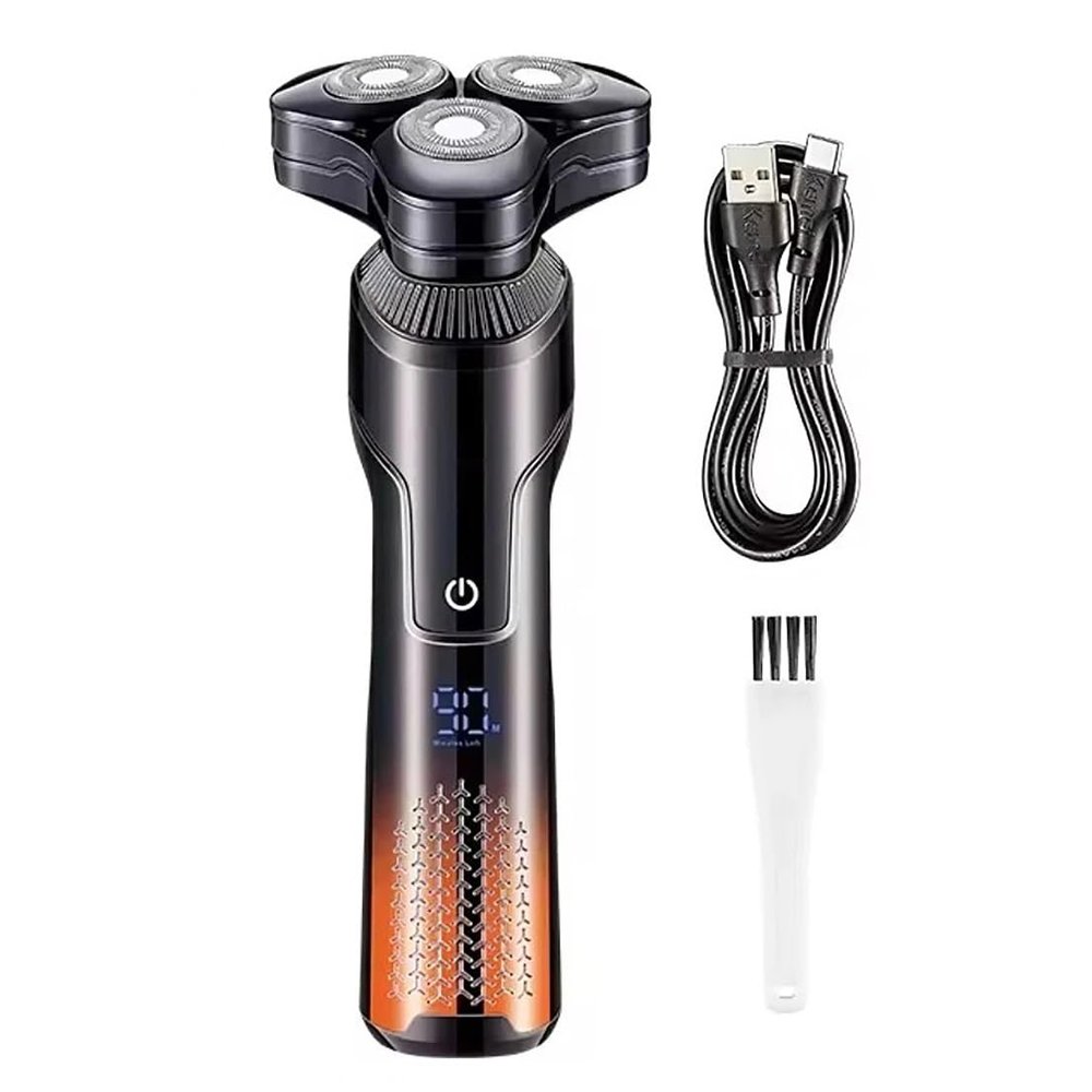 EKHOU Head Shavers for Bald Men, Trimmer Digital Display Electric Razor Professional Beard Shaver Waterproof Beard Trimmer Shaving Machine for Men