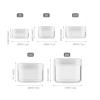 TOWINE Cosmetic Containers Round Clear Leak Proof Plastic Container Jars With Lids Portable Travel Unction Jar for Cosmetic Makeup Face Cream for Lotions and Creams (Size : 5G-3PCS) view 2