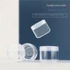 TOWINE Cosmetic Containers Round Clear Leak Proof Plastic Container Jars With Lids Portable Travel Unction Jar for Cosmetic Makeup Face Cream for Lotions and Creams (Size : 5G-3PCS) view 3