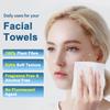 Disposable Biodegradable Facial Towels for Sensitive Skin,Plant Fiber Facial Washcloth,10"12" Extra Large Size Extra Thick Soft Large Facial Towels, 50 Count / 1 Box view 3