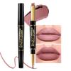 evpct 1Pcs Light Nude Beige Matte Lip Liner and Lipstick Combo Set Kit for Women, Magic Neutral Lipsticks 24 Hours Original Lipstick and Lips Liner Pencil Stain Makeup Long Lasting Waterproof, 23# view 1