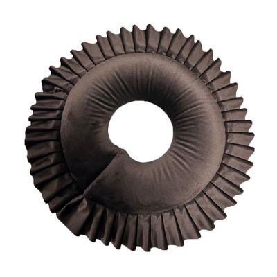 Flush of Dawn Soft Face Down Massage Pillow Washable Massage Head Pillow for Bed Massage Table Cradle Headrest Face Pillow Cushion (Dark brown)