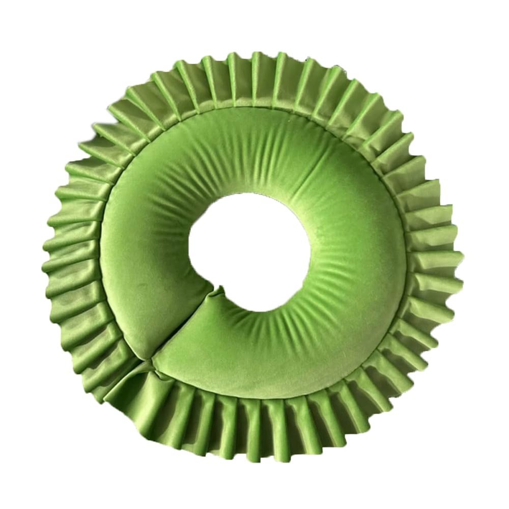 Flush of Dawn Soft Face Down Massage Pillow Washable Massage Head Pillow for Bed Massage Table Cradle Headrest Face Pillow Cushion (Light Green)