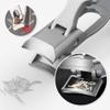 2024 Upgrade Portable Ultra Sharp Nail Clippers,Nail Clipper with Catcher Toe Nail Clippers for Thick Nails with Storage Case Large Opening Nail Clipper,Stainless Steel Nail Clipper (Black, 2 Sets) view 4