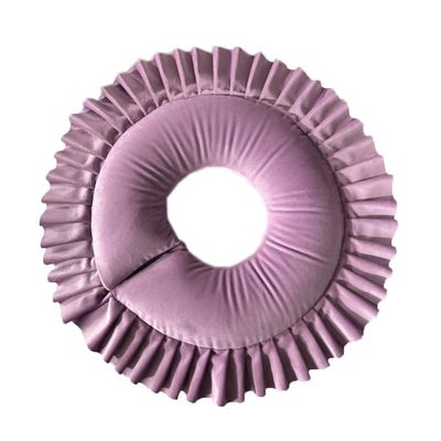 Flush of Dawn Soft Face Down Massage Pillow Washable Massage Head Pillow for Bed Massage Table Cradle Headrest Face Pillow Cushion (Light purple)