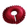 Flush of Dawn Plush Headrest Face Cushion Creative Face Down Massage Head Pillow for Bed Massage Table Cradle Face Pillow (Wine red) view 1