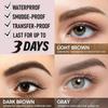 3PCS Eye Brow Tint, Peel Off Eyebrow Tint for Women, Tattoo Eyebrow Gel Easy Peel Off With Eyebrow Stencils, Eyebrow Tattoos Waterproof, Create Fuller & Long-Lasting Defined Looking Brows view 4