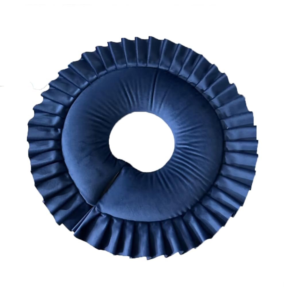 Flush of Dawn Soft Face Down Massage Pillow Washable Massage Head Pillow for Bed Massage Table Cradle Headrest Face Pillow Cushion (Royal Blue)