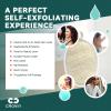 CROVIN Natural Exfoliating Loofah Body Scrubber for Women and Men, Made with Premium Luffa Natural Bath Shower Loofah Sponge 6x4 which Cleanse You Comfortable, Relax for Bathing-4 CountPack of 1 view 2