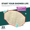 CROVIN Natural Exfoliating Loofah Body Scrubber for Women and Men, Made with Premium Luffa Natural Bath Shower Loofah Sponge 6x4 which Cleanse You Comfortable, Relax for Bathing-4 CountPack of 1 view 3
