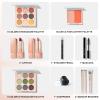 Color Nymph Makeup Kits For Teens Girls | All In One Make up Set With Cosmetics Bag | Included Eyeshadow Blush Lipstick Lip Pencil Eye Pencil Brush Mascara | Travel Friendly Makeup Bag Design view 2