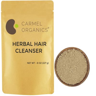 CARMEL ORGANICS Herbal Hair Cleanser Powder 8 Ounce