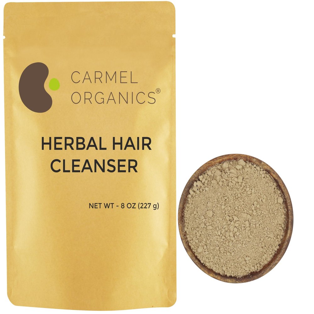 CARMEL ORGANICS Herbal Hair Cleanser Powder 8 Ounce