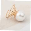 12Pcs Golden Imitation Pearl Hair Pins Elegant Spiral Hair Accessories for Bridal Prom Party Birthday Hairstyles view 3