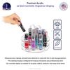Marketing Holders Acrylic Mascara and Cosmetic Holder 12 Slot Stationary Caddy Clear Acrylic Lip Gloss and Makeup Chapstick Liner Storage Solution view 2