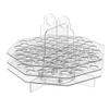 Marketing Holders Cosmetic Storage Caddy 56 Slot Clear Acrylic Makeup Mascara Lipstick and Balm Space Saving Oil Perfumery Rotating Organizer view 1