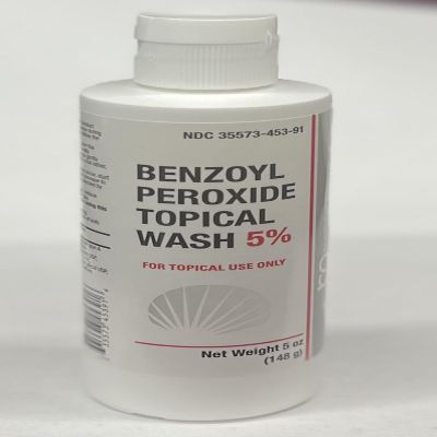 BurelPharma Benzoyl Peroxide Topical Face Wash 5% Acne Medication 5oz, 1 Count (Pack of 1)
