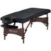 30" Newport Black Portable Massage Table Master Massage Package with Aurora Multicolor Atmosphere Ambient Lighting System view 3