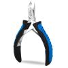 Cuticle Trimmer with Non-Slip Grip Handle Professional Stainless Steel Cuticle Cutter Sharp Blades Double Spring Cuticle Nippers for Nail Care Pedicure Manicure Nail Tools (Blue-Black) view 1