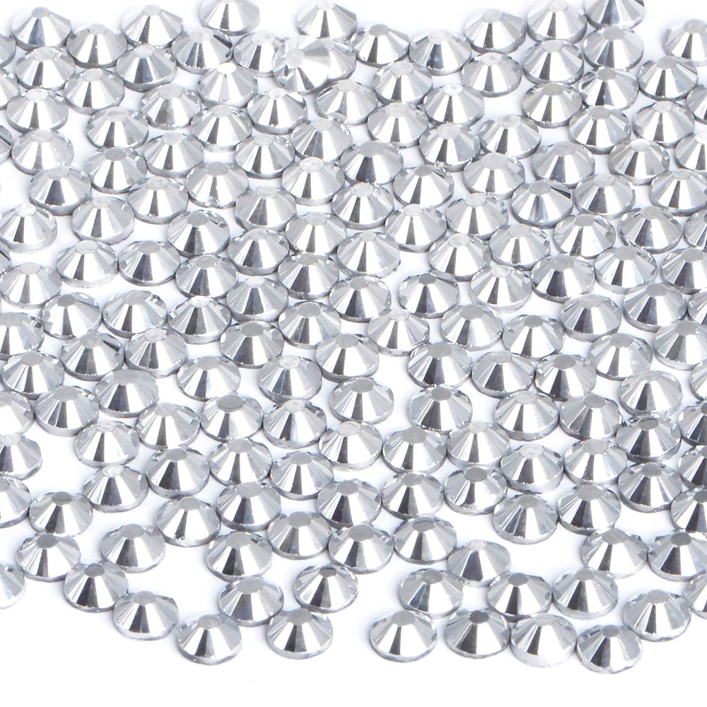 2880 Pieces SS3 Labrdor Hotfix Rhinestones Flatback Round Crystal Glass Rhinestones Gems for Crafts Nail Face Art Clothes Shoes Bags DIY