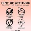 Kandi Koated Hint of Attitude [Rent Free] Tinted Lip Balm by Kandi Burruss | Sheer Tinted Balm, Moisturizing Chapstick with Vitamins, Paraben-Free, Cruelty-Free Formula | Beauty & Makeup view 4