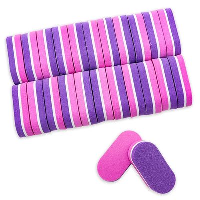 80 PCS Mini Nail Buffers Nail Files Bulk Nail Buff Sponge Nail Buffer Blocks Nail Buffing Block for Manicure Grit Sanding Sponge