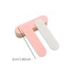 100 PCS Mini Nail Files Small Pink Nail Files Nail Filer Emery Boards for Nails Natural Disposable Nail File for Home Salon Use view 2