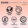 Kandi Koated Edge Lip Liner Pencil [Chestnut] | Paraben-Free, Cruelty-Free Formula with Vitamin E and C | Beauty & Makeup view 4