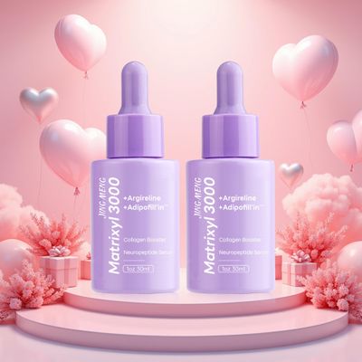 2 PCS JING MENG Argireline Matrixyl 3000 Serum,Plump up Skin, Anti Aging, Instantly Firming, Liposomal Retinol, Collagen Boost Peptides Serum For Face Neck Eyes Breast 1oz*2