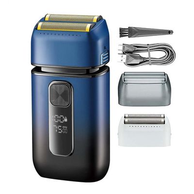 Men's Shaver, Electric Shaver Professional Shaving Machine Rechargeable Beard Trimmer Waterproof Razor Reciprocating Shaver for Men (Color : OneColor)