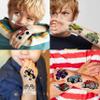 Groovy Metallic Temporary Tattoos Monster Truck, 63+ PCS Cartoon Flash Glitter Silver Trucks Tattoos For Kids Boys Girls Child, Racing Car Checkered Flag Wheel Trophy Flames Face Tattoo Party Supplies view 4