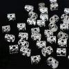 100PCS Golden Metal African Hair Rings Beads Cuffs Tube Adult Unisex Dreadlock Dread Hair Braids Jewelry Decoration Hair Braid Rings Clips Hair Braid Rings Hair Braid Rings Silver 100pcs Beads view 4