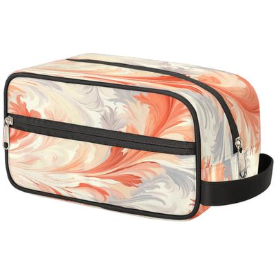 Vatrepeo Toiletry Bag for Men Flame Delicate Pattern Travel Toiletry Organizer Traveling Dopp Kit Shaving Bag with Large Capacity for Toiletries Accessories