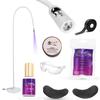 BeautyPros UV Light for Lash Extension - LED Foot Pedal UV Gel Curing Lamp - Adjustable Lash Lamp for Artists, Easy Setup Adjustable Gooseneck Light (White) view 1