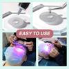 BeautyPros UV Light for Lash Extension - LED Foot Pedal UV Gel Curing Lamp - Adjustable Lash Lamp for Artists, Easy Setup Adjustable Gooseneck Light (White) view 4