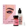 MENELA Eyebrow Henna Tint Kit - Dark Brown Brow Color with Bamboo Extract - Natural Look, Easy Application - 2.5g Henna + 15ml Fixer - Ammonia-Free, Vegan, Cruelty-Free view 1