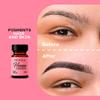 MENELA Eyebrow Henna Tint Kit - Dark Brown Brow Color with Bamboo Extract - Natural Look, Easy Application - 2.5g Henna + 15ml Fixer - Ammonia-Free, Vegan, Cruelty-Free view 3
