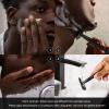 BULIMICA Matte Black Upgrade Open Comb Design Safety Razor Kit, Includes 1 Safety Razor with 10 Blades and 1 Razor Blade Bank with 30 Blades view 2