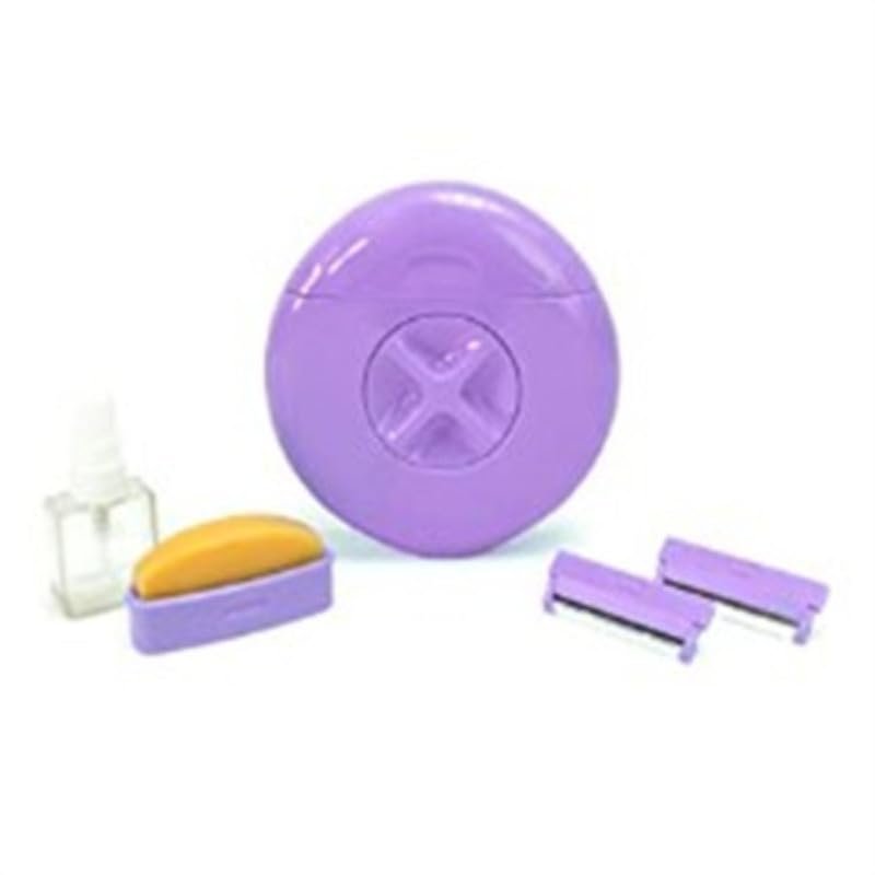 NinthAvenue Basics Ladies Shaver 3-in-1 Portable Ladies Underarm Private Body Hair Remover (Purple)