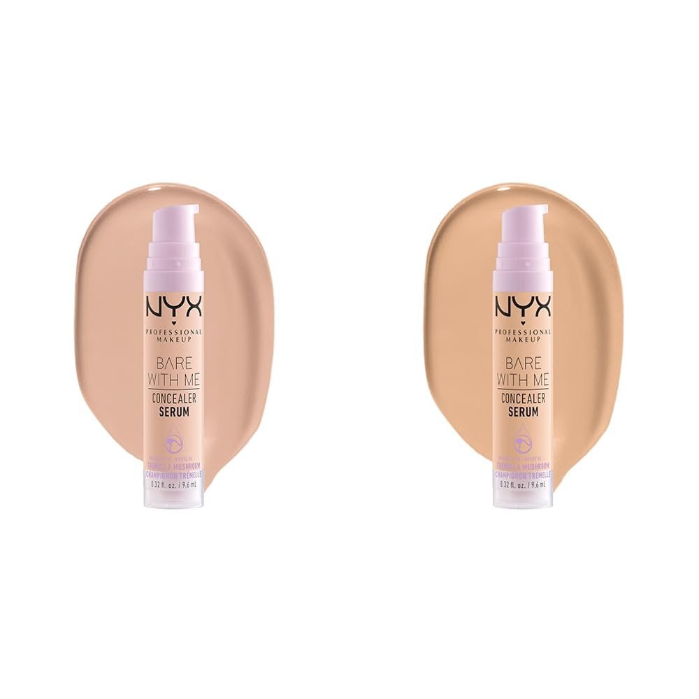 NYX Bare With Me Concealer Serum Bundle - Light and Beige Shades