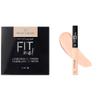Maybelline Fit Me Loose Setting Powder & Liquid Concealer Makeup Bundle, Fair Light Shade view 1