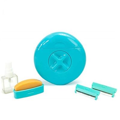 Generic Ladies Shaver 3-in-1 Portable Ladies Underarm Private Body Hair Remover (Blue)