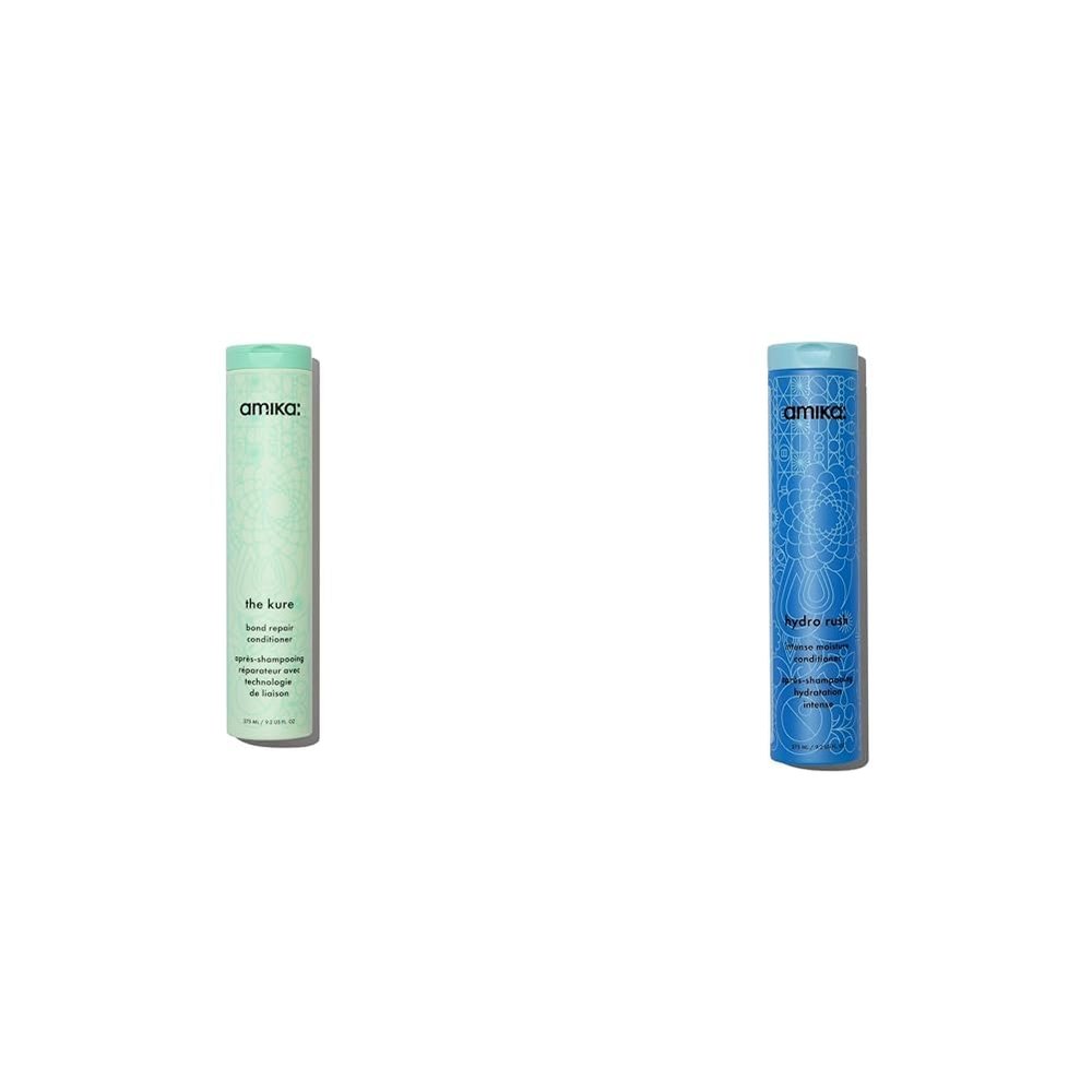 Amika bond repair & hydro rush intense moisture conditioners, 275ml each